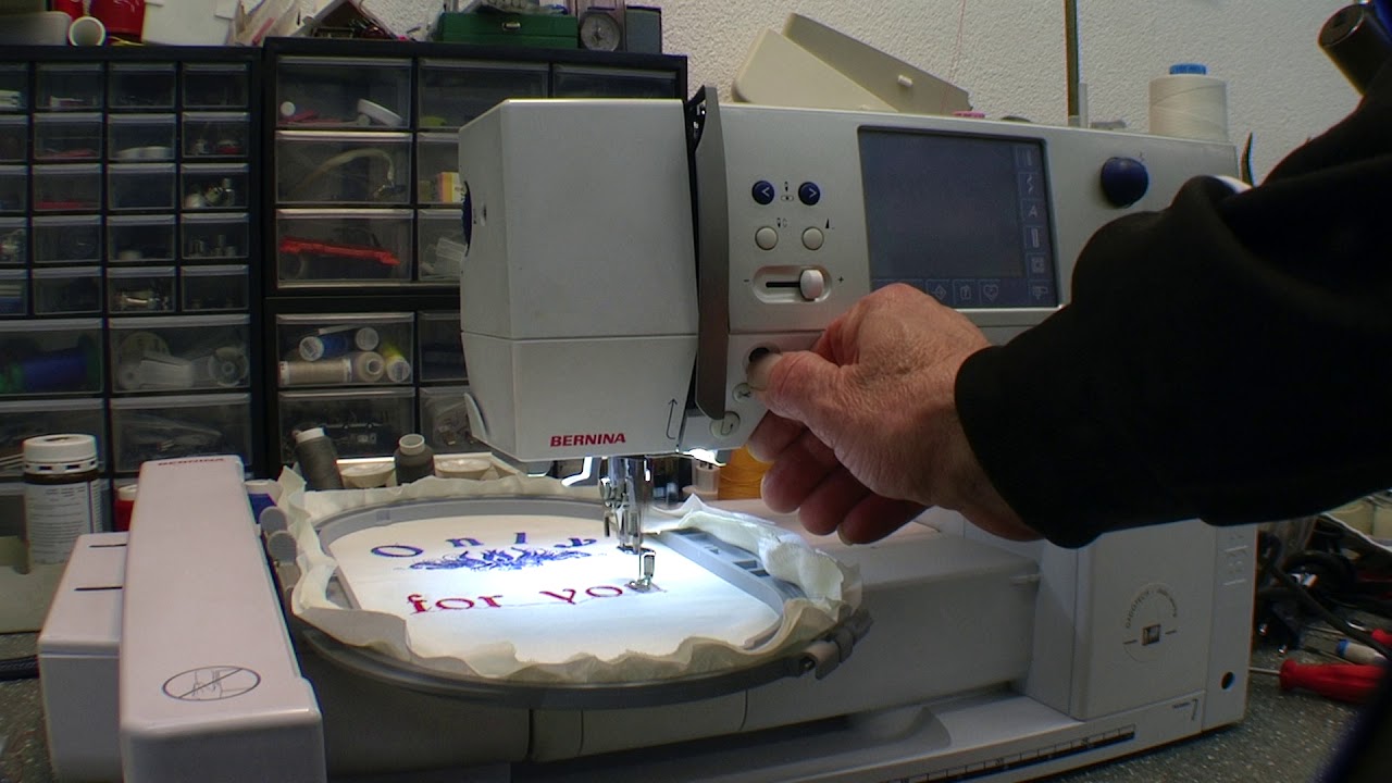 Sticken mit Bernina Artista 640Embroidery with the Bernina Artista 640