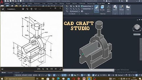 AutoCAD 3D Modeling Tutorial – Complete Mechanical Assembly Practice (Step-By-Step)