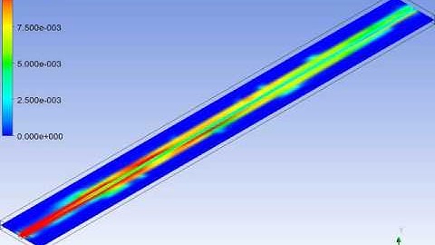 Dispersed bubbly flow CFC simulation