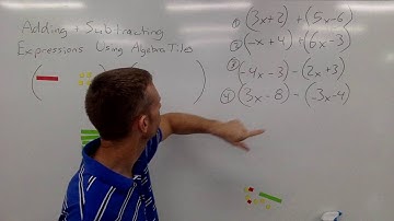 Adding and Subtracting Expressions Using Algebra Tiles
