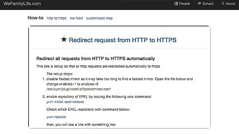 http to https redirect for tomcat server