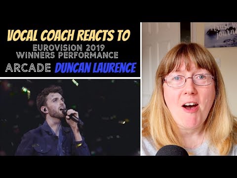 Vocal Coach Reacts to Duncan Laurence 'Arcade' Winners Performance - Eurovision 2019