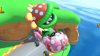 Mario kart tour -  Racing fever  #46 Flower   #Petey Piranha #ボスパックン    #花 #パックンフラワー🌈  wow..🤩🤩#マリオ