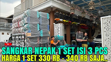 UPDATE HARGA SANGKAR BURUNG TERBARU 2022 !!! SANGKAR NEPAK 1 SET ISI 3 PCS HARGA 330 RB