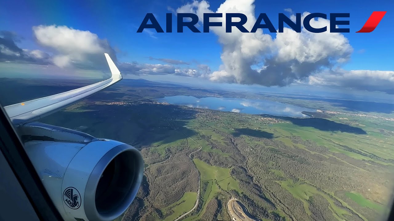 🇫🇷 Paris - Rome 🇮🇹 Air France Airbus A320 + Business Lounge [FULL FLIGHT REPORT]