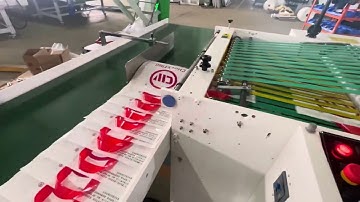 CHOVYTING high speed soft loop handle side seal shopping bag machine 120CPM