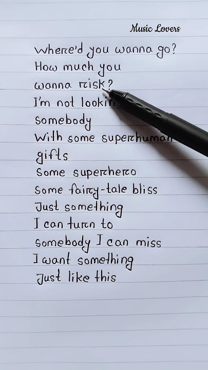 Something Just Like This 💙 ~ The Chainsmokers & Coldplay #lyrics #shorts