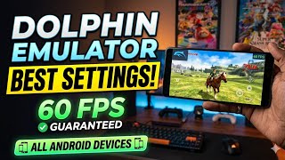 Dolphin Emulator 60fps Best Settings | For All Android Devices 🔥🔥