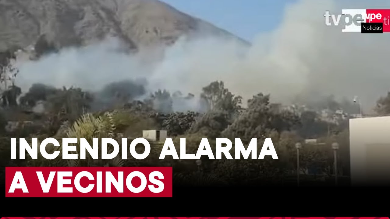 Chosica: reportan incendio forestal cerca de centro educativo en Alto ...