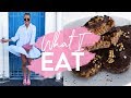 WHAT I EAT IN A DAY | Healthy Salted Caramel Slice + Fat Burning Boxing!