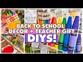 Adorable Back to School DIY Crafts! School Supply Photo Props, Teacher Gift Ideas + FREE Printables!