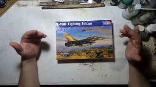 F-16B Fighting Falcon - двухместный сражающийся сокол из Китая от Hobby Boss