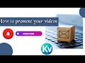 How to promote videos ads in tamil part 1