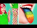 30 Ways to SNEAK FOOD into CLASS || Sneak Candy Anywhere You GO! Edible DIY Hacks by Crafty Panda