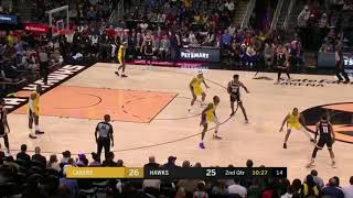 James Running Dunk Shot by assist Rondo vs Altlanta Hawks | December 15, 2019 screenshot 4