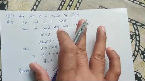 Derived set of a set is closed set (sequence and series)