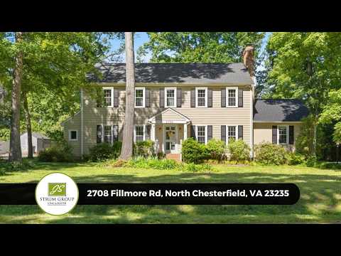 2708 Fillmore Rd, North Chesterfield, VA home video tour