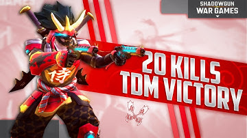 20 KILLS TDM VICTORY WITH DAISUKE! | SHADOWGUN WARGAMES | 1080p 60fps | Android/IOS