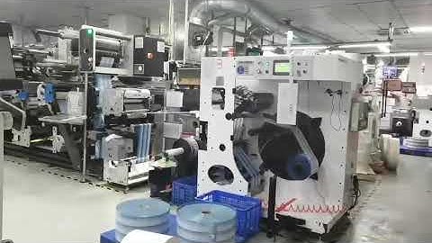 DYM Fully Automatic butt splice nonstop printing equipment installed on big printer factory