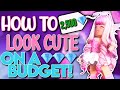 HOW TO LOOK SUPER CUTE ON A BUDGET IN ROYALE HIGH! LESS THAN 10K DIAMONDS! Royale High Outfit Hacks