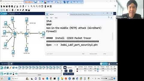 Network & Cyber Security - CIA และ Port Security โดย Mr.Jodoi
