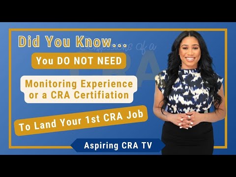 How To Get An Entry Level Clinical Research Associate (CRA) Job | Confessions of a CRA Podcast