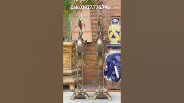 Cặp hạc đồng #đồđồngnguyễnnghi #đồđồngxưa #phongthuy #đồcổ