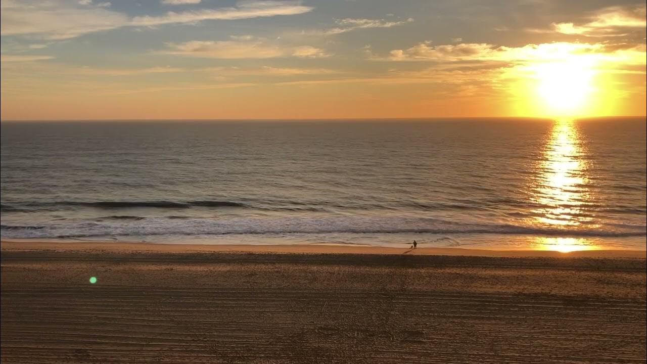 BEAUTIFUL BEACH FOOTAGE Early Morning Ocean Scene YouTube