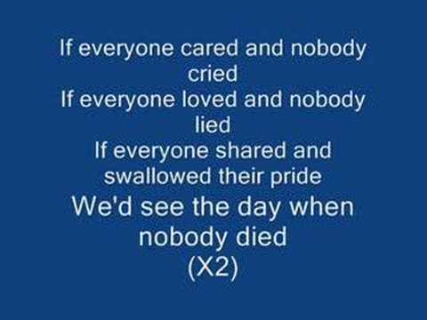 Nickelback If Everyone Cared (Cap-Lyrics)