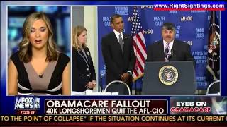 40K Members Drop AFL CIO, Cite Obamacare   Katie Pavlich   Fox & Friends   9 3 13