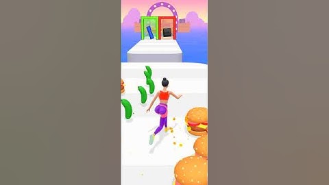 Twerk Race 3D 🍔🍔🥒🥒 All Levels Gameplay (Android, Ios) Level - 4 #Shorts #viralshort