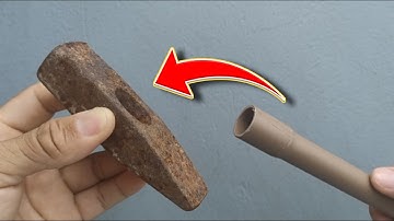 How to Make a Hammer Handle Using a PVC Pipe?!