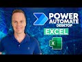 How to use Excel in Power Automate Desktop