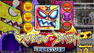 Queso Dash | All Levels With Secret Coins [Geometry Dash Fan Games] By @Elgeniodelqueso3831