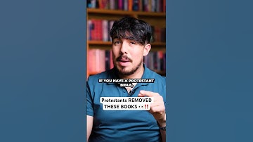 Protestants REMOVED These Books from the BIBLE‼️👀