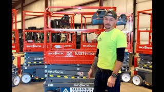 How To Operate A Skyjack Sj3219 Micro