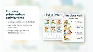 Mealtime Manners Cards Manners Chart for Kids Printable PDF Etsy 12
