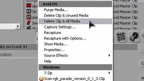 Avid DS Media Purging