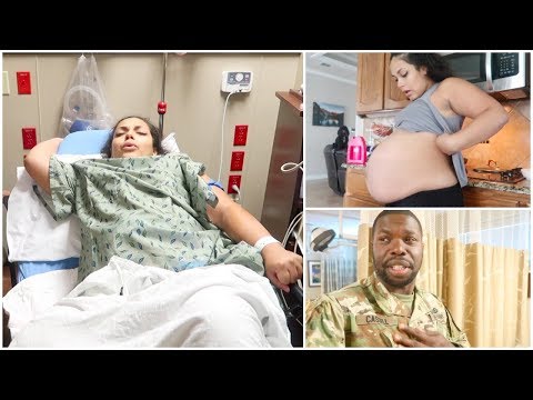 GOING INTO EARLY LABOR! BABY GIRL IS TWO WEEKS EARLY! STRONG CONTRACTIONS! Labor Vlog PT 1