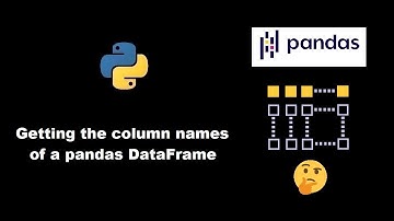 Get the column names of a pandas DataFrame