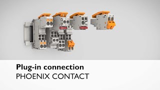 Plug-in connection for terminal blocks