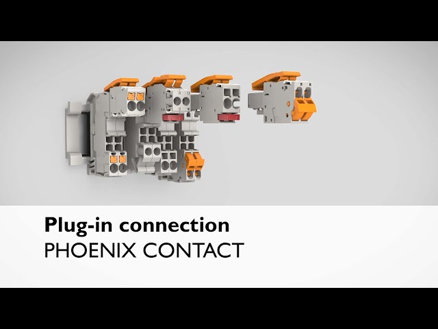 Plug-in connection for terminal blocks 