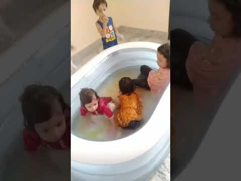 kids Bathing #Kids #bath  #time #enjoy