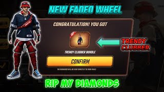 New Faded Wheel Event || Trendy Clubber || New Event || Free Fire Tricks Tamil