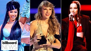 Amas 2022 Taylor Swift Makes History Cardi B Surprises U0026 More Top Moments  Billboard News