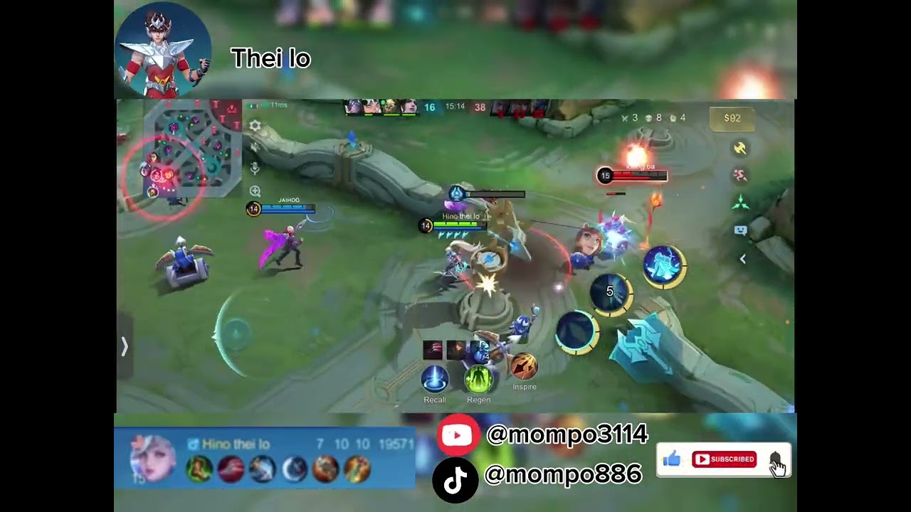 Mobile legends.   Miya solo kill? 😮😮😮