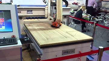Jinan Quick CNC & Fulltek New Model: UA-481 -- nesting table + linear tool changing