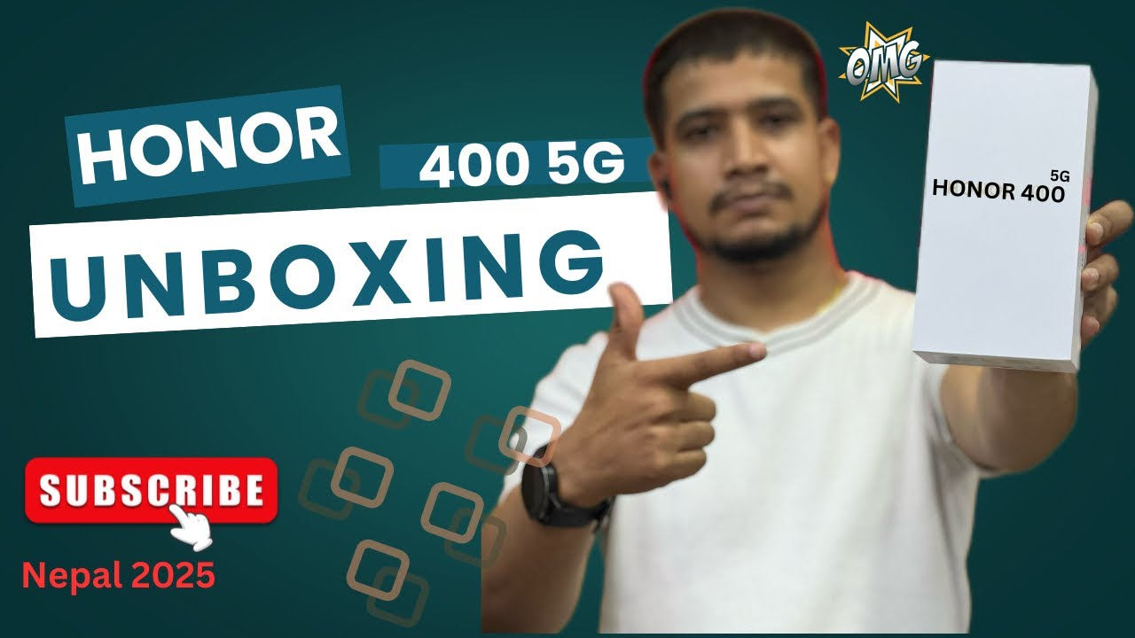 Honor 400 5g unboxing in Nepali | Honor flagship Phones 