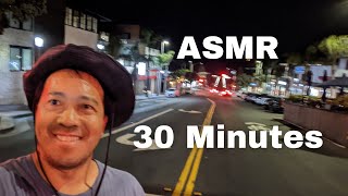 Let's go for a NIGHT TIME walk on MANHATTAN BEACH Blvd, MANHATTAN BEACH, CA