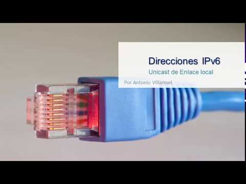 Dirección IPv6: Enlace local (link-local)